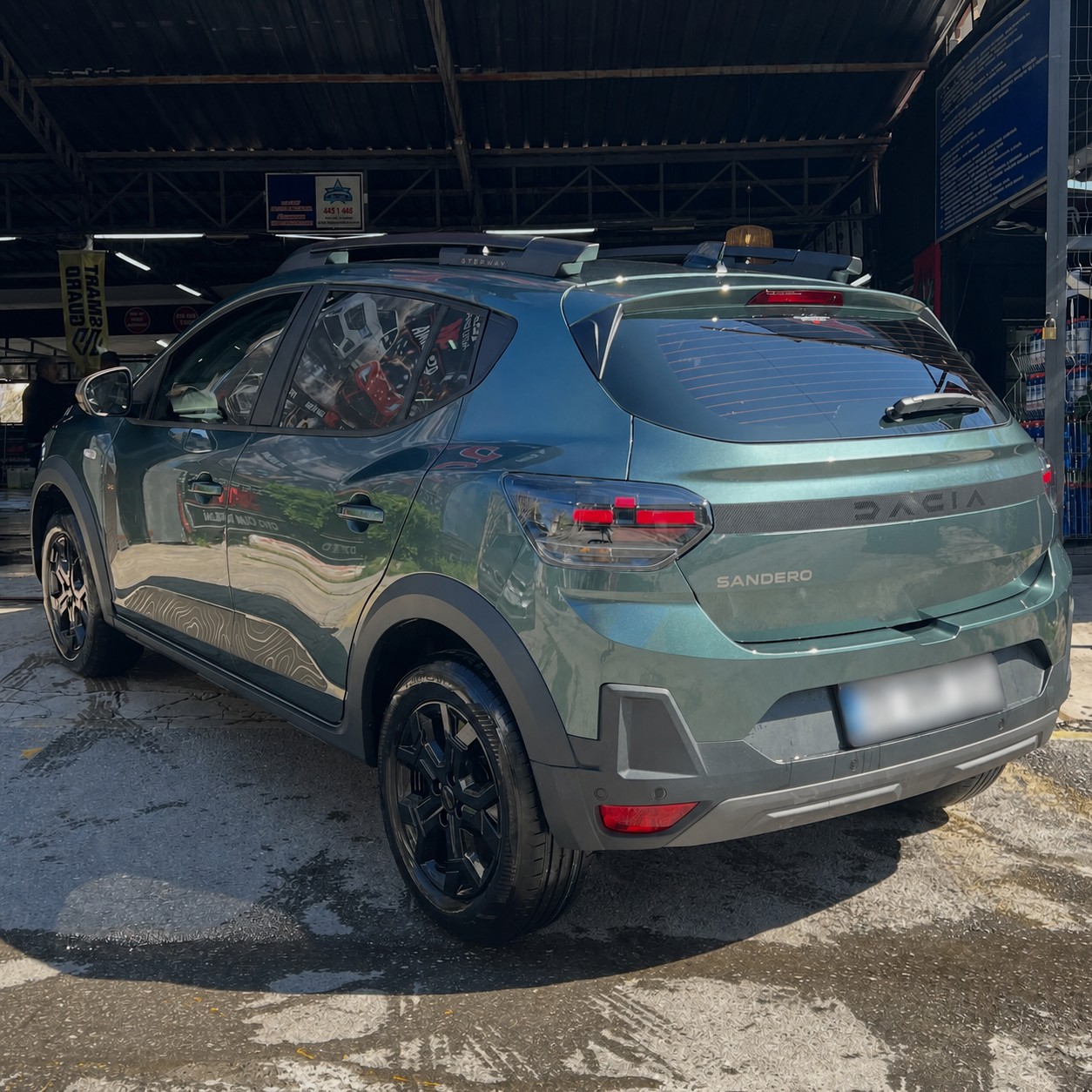 Alarmon Auto Garage uygulaması sonrası Dacia Sandero